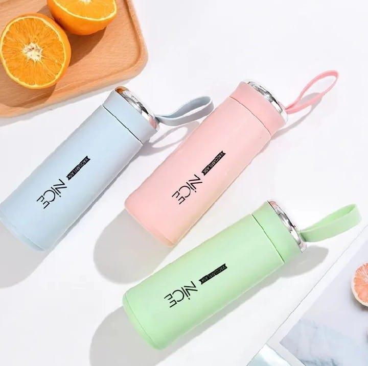 Transparent Gym Water Bottle 400 ML – Fitness & Workout Bottle for Gym Enthusiasts