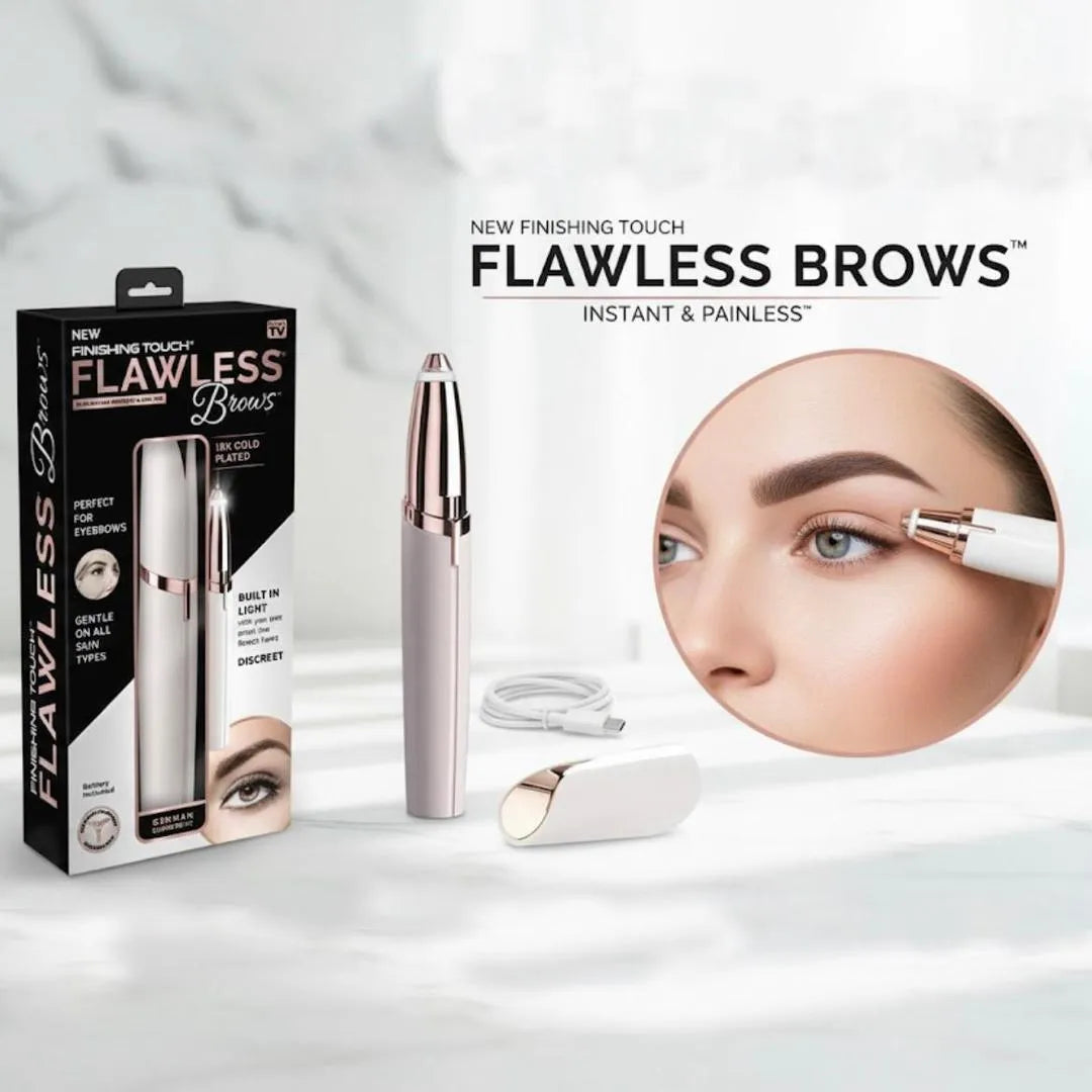 Flawless Eyebrow Hair Remover Pen – Rechargeable Precision Trimmer for Perfect Brow Shaping
