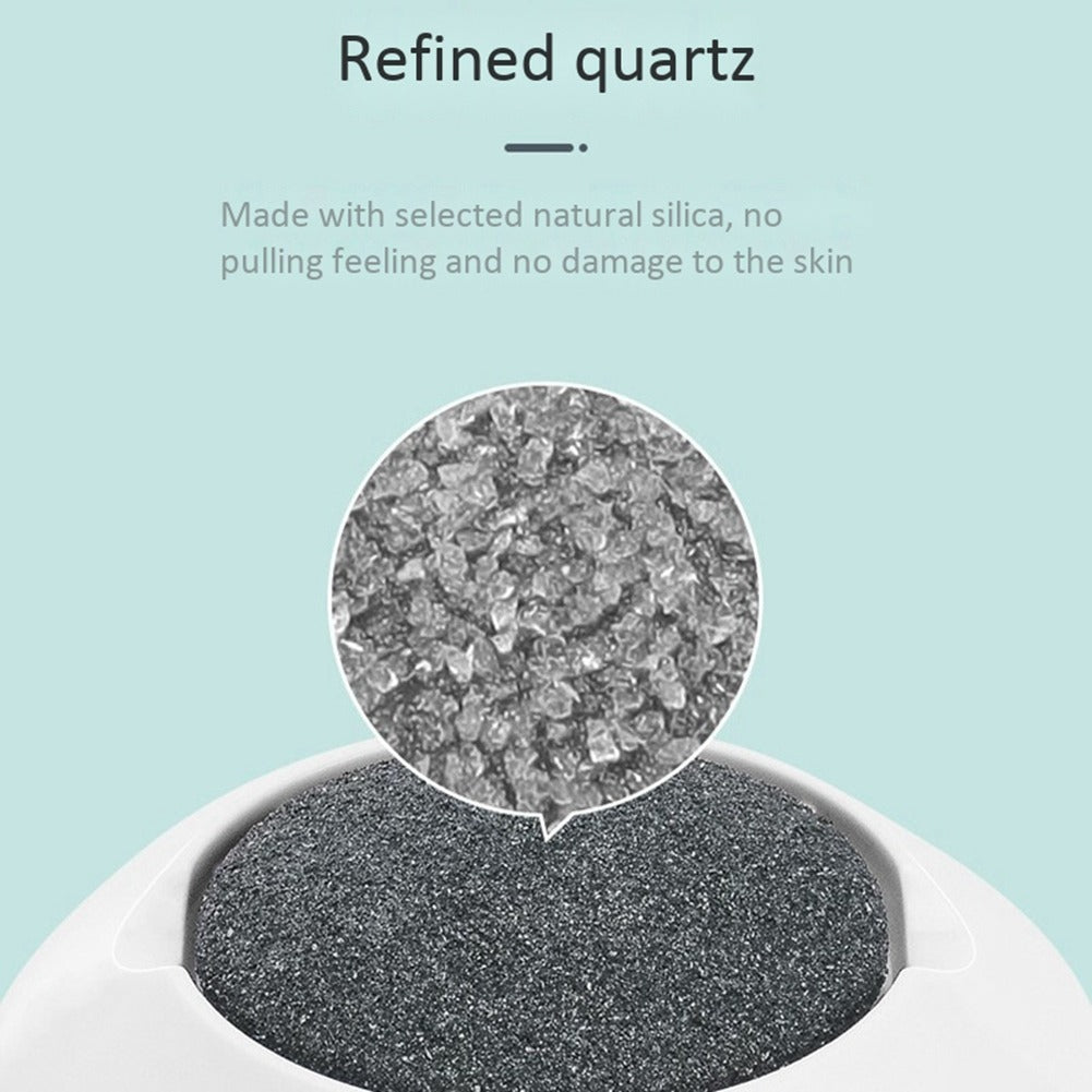 Electric Back Callus Remover with Vacuum – Rechargeable Foot Grinder for Dead Skin & Cracked Heels