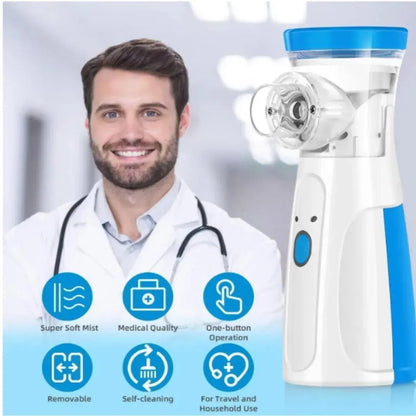 Health Needs Portable Mesh Nebulizer – Quiet & Fast Respiratory Inhalation Device