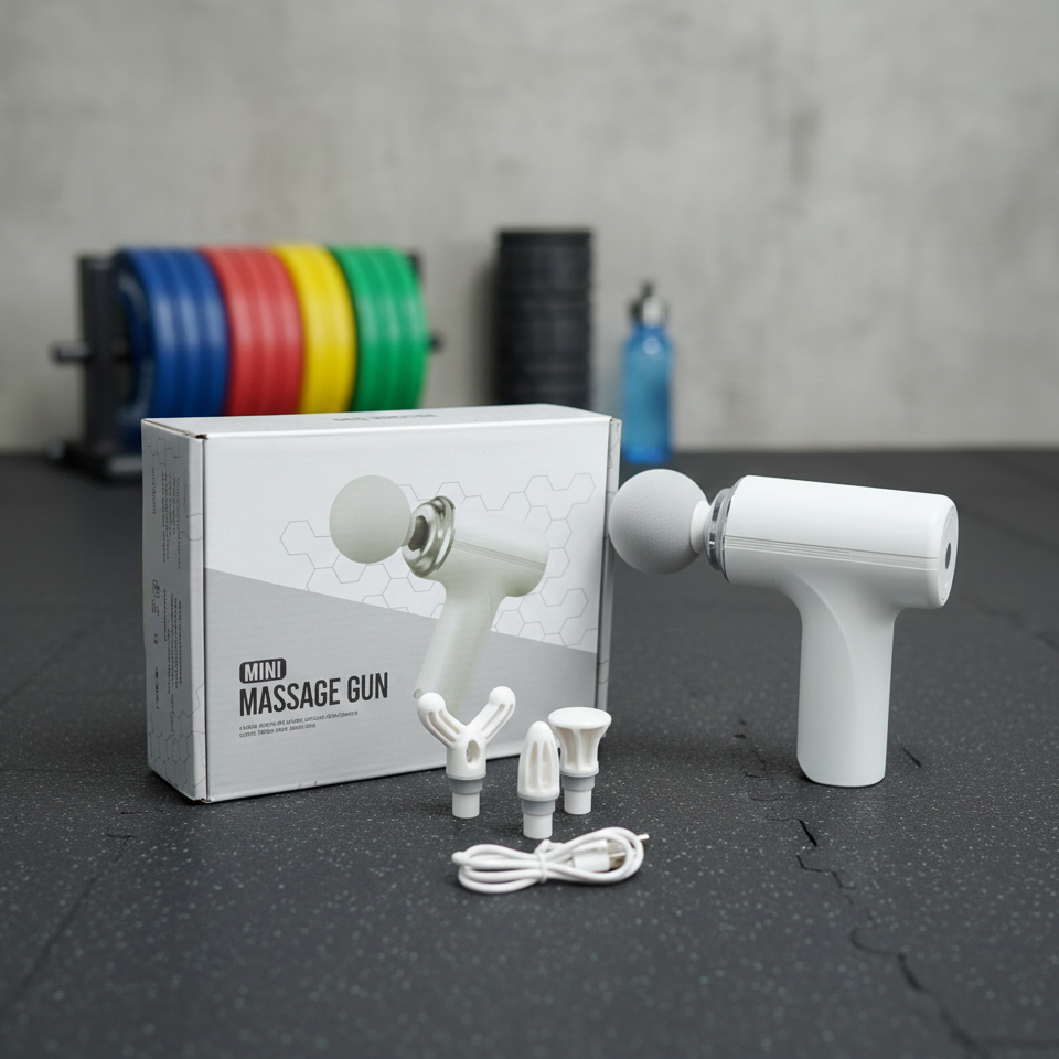 Mini Massage Gun Portable – Deep Tissue Muscle Massager for Pain, Recovery & Relaxation