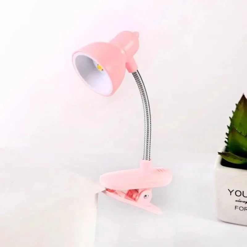 Mini LED Book Reading Lamp – 360° Adjustable Clip-On Desk Light, Eye-Friendly & Portable, Perfect Gift for Book Lovers